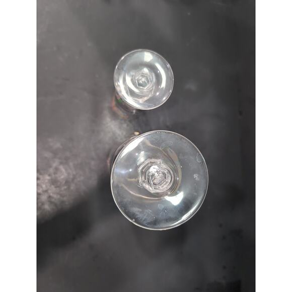 Arcopal‎ Floral Glassware Set, Vintage Pitcher & Glass, French Stemmed Drinkware - Picture 8 of 12